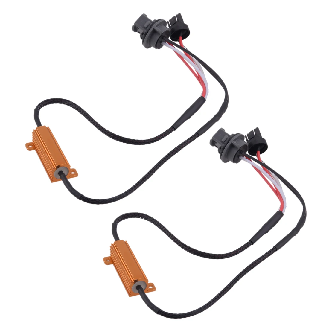 2 шт./компл. 8 Ом светодиодный Hyper Flash ошибок Фикс декодер жгут проводов для