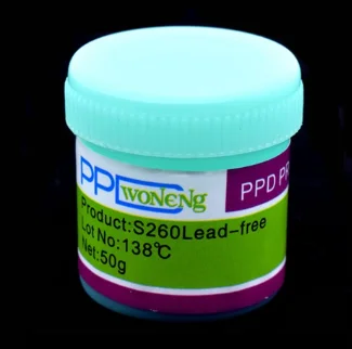 138 C PPD точка плавления 138/183 °C сварочная паста Бессвинцовая низкотемпературная паяльная паста для iPhone A8 A9 A10 A11 чип специальная Оловянная целлюлоза - Цвет: 138 C