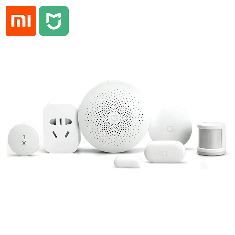 Xiaomi Mijia умный дом автоматизация Многофункциональный шлюз двери окна тела датчик температуры и влажности Датчик беспроводной переключатель