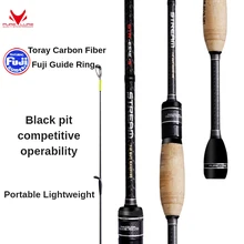 

PURELURE 4 Section Fishing Rod UL/L 1.96m 2.01m Partner Portable Trout Ajing Spinning Casting 2 Tips Travel Rods Portab FUJI