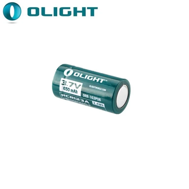Olight ORB-163P06 650mAh 3,7 V RCR123A 16340 литий-ионный аккумулятор