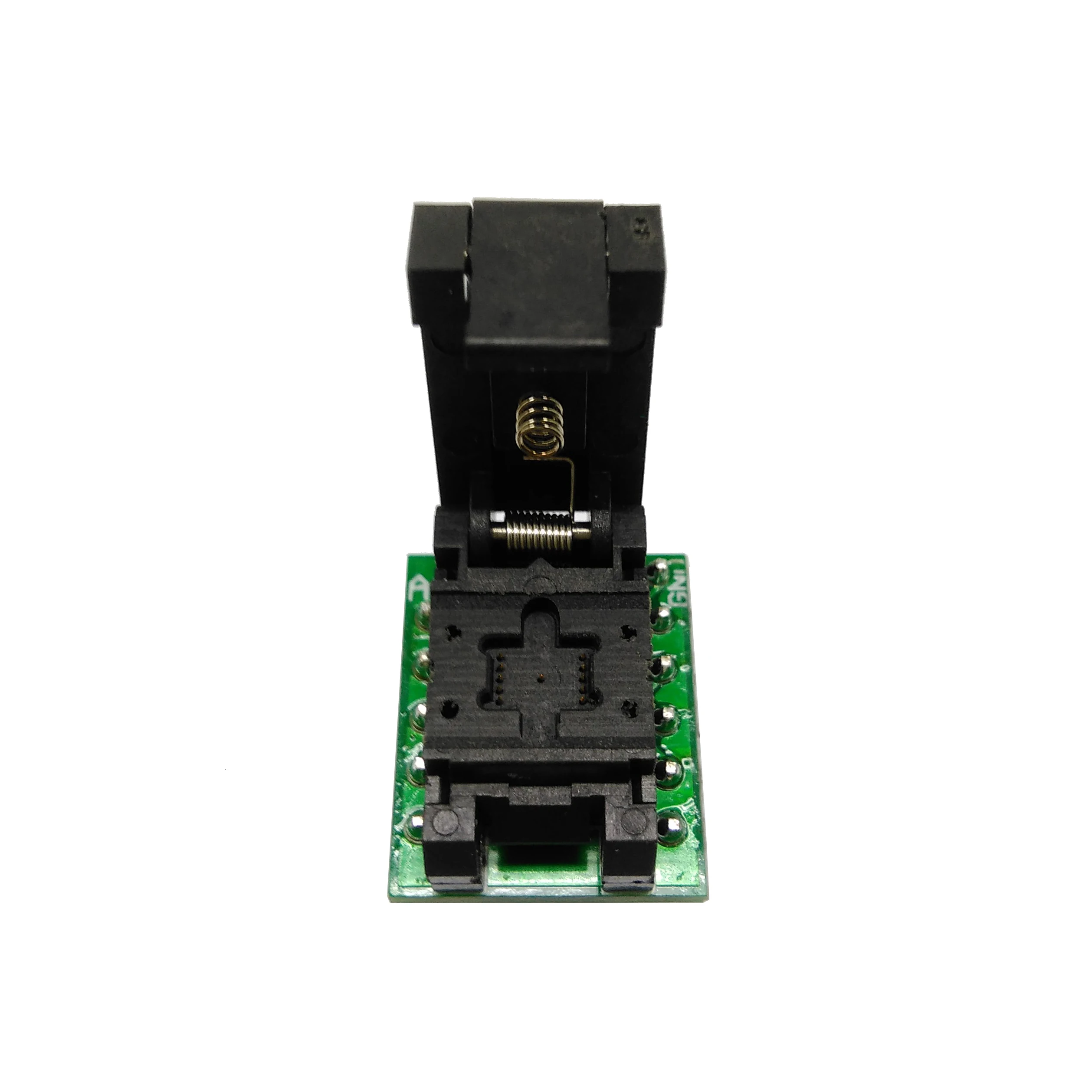 

ANDK QFN10 WLCSP10 IC Test Socket Pitch 0.5mm Chip Size 4x3 Clamshell pogo pin programming adapter WSON10 DFN10 MLF10