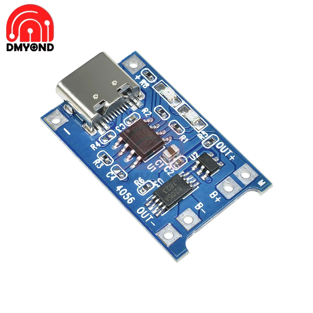 USB TYPE C 5V 1A 18650 TC4056A модуль зарядного устройства литиевой батареи зарядная плата Li