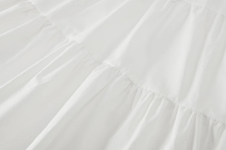 [EAM] женское плиссированное платье на бретелях с разрезом, новинка, круглый вырез, длинный рукав, свободный крой, Мода весна-осень, 1D065