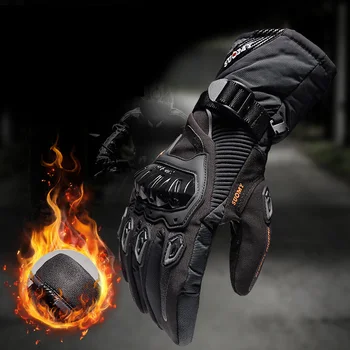 

Motorcycle gloves, 100%, windproof, winter, hot, luxury motorcycle gloves, touch screen, motorcycle helmet, shield