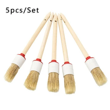

5pcs/Set Car Cleaning Brushes Natural Brushes Tool New High quality Useful
