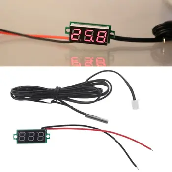 

0.28\" Display Digital Thermometer With NTC Metal Probe Temperature Sensor Detector Dropship
