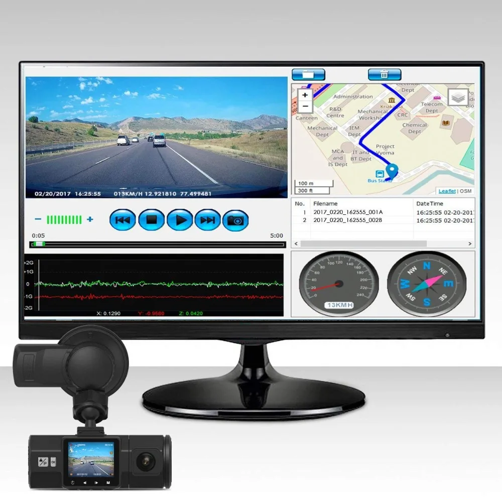 Vantrue N2 / Pro R3 X3 T2 Dash Cam Mini USB Port автомобильное крепление на присоске с GPS приемником
