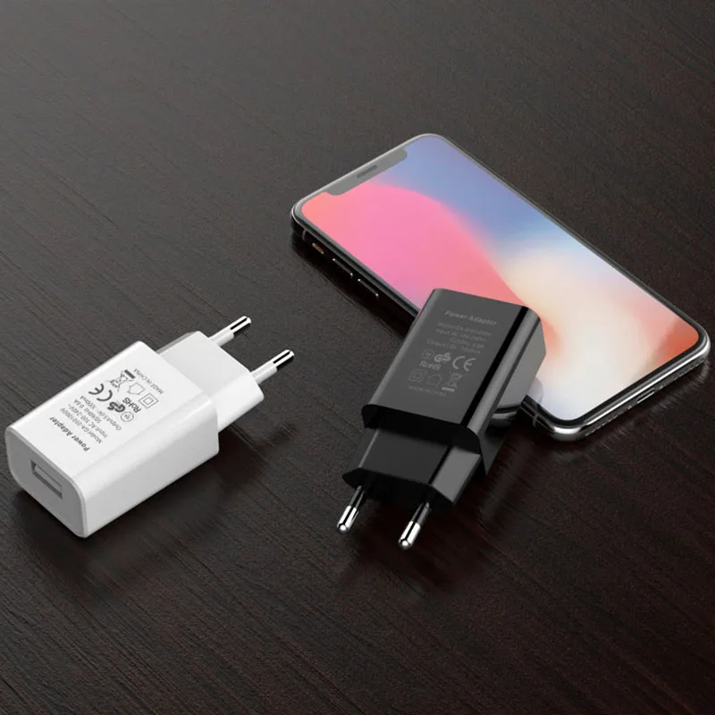 USB Зарядное устройство для быстрой зарядки 5V 1A/5В 2A для IPhone samsung huawei Xiaomi USB телефон Зарядное устройство ЕС Подключите телефон Зарядное устройство Мощность адаптер