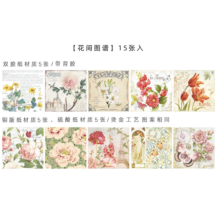 HuaJianTuPu 1 компл./лот Kawaii канцелярские наклейки ретро декоративные мобильные наклейки Скрапбукинг DIY японские ремесленные наклейки - Цвет: HuaJianTuPu