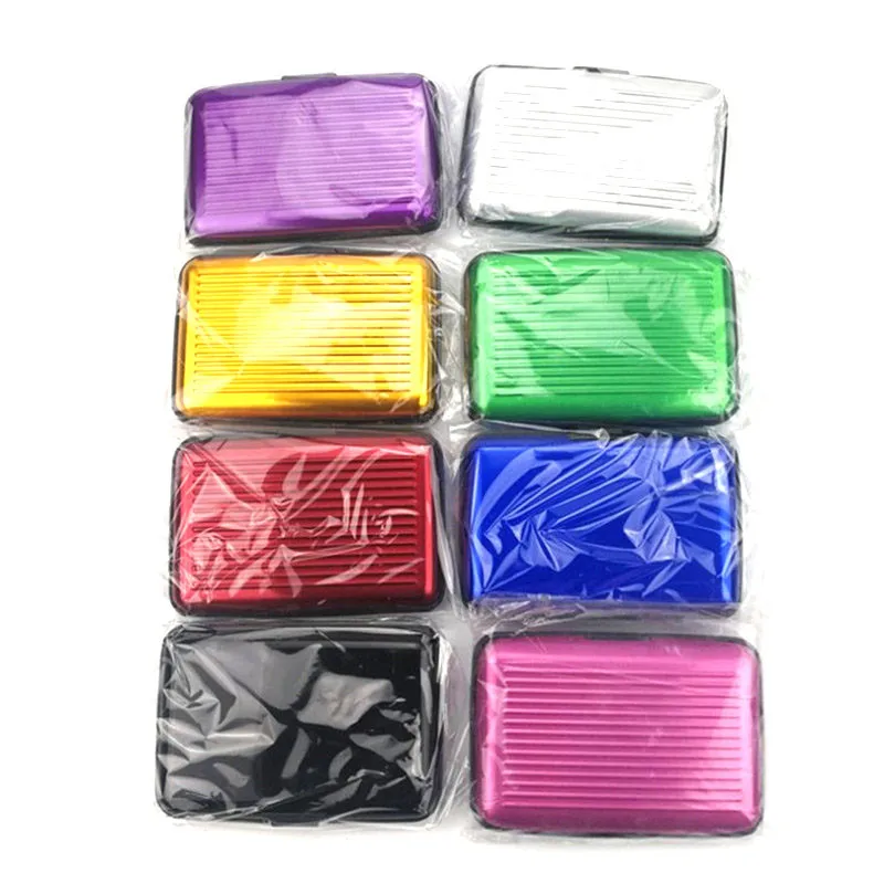Credit Cards Holder ID Card Case Aluminum Metal Waterproof Bank Card Protection Holder Case Men Women Wallets wallet card holder,credit card wallet,credit card holder,card holder,card wallet,id card case,business card holder,id card holder,document card wallet,wallet card bag