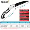 Wood Folding Saw Outdoor For Camping SK5 Trees Chopper Garden Tools Knife Hand U-Shaped Turbine Professional Hand Saw 2