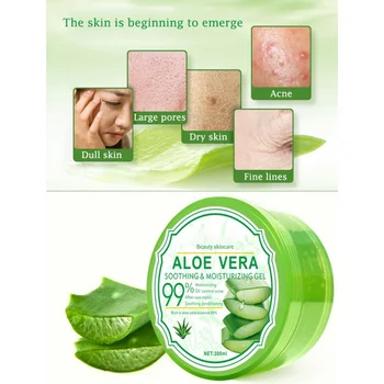 

Aloe Vera Gel Moisturizing Serum Face Cream Acne Treatment Skin Care Repair Blackhead Remover Acne Scar Removal