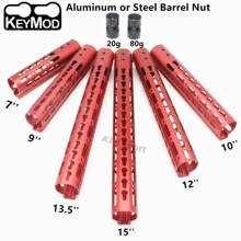 7/9/10/12/13,5 ''красный Свободный поплавок KeyMod рукавицы Пикатинни Fit. 223/5. 56 винтовка Охотничьи аксессуары