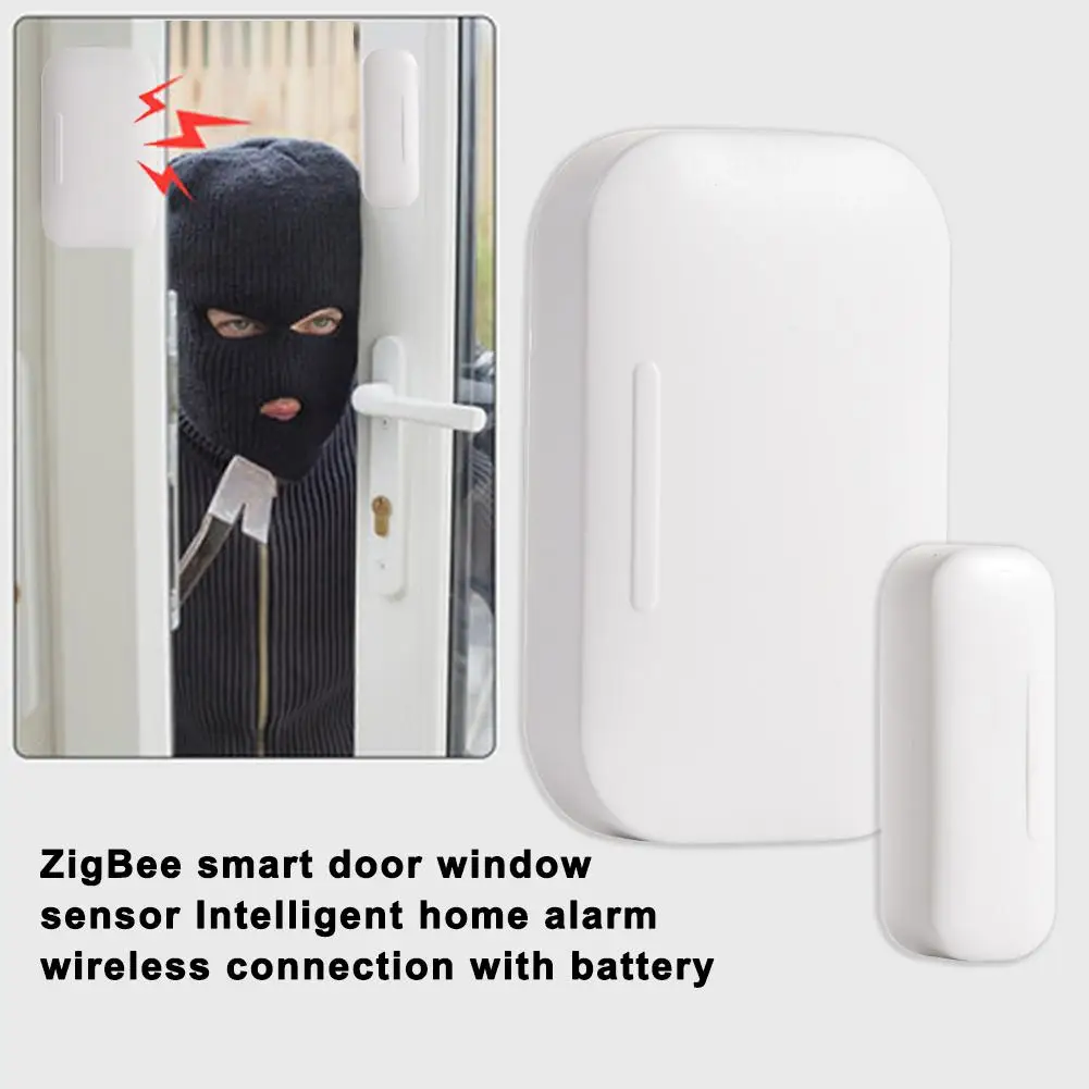 Для ZigBee умный дверной оконный датчик дистанционного управления мобильным телефоном R интеллектуальная беспроводная домашняя сигнализация