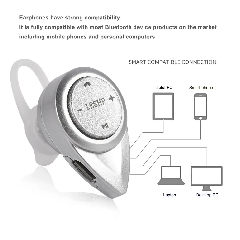 A9 портативный мини стерео беспроводной Bluetooth наушники телефон гарнитура V3.0+ EDR для телефона IOS мобильного телефона ПК