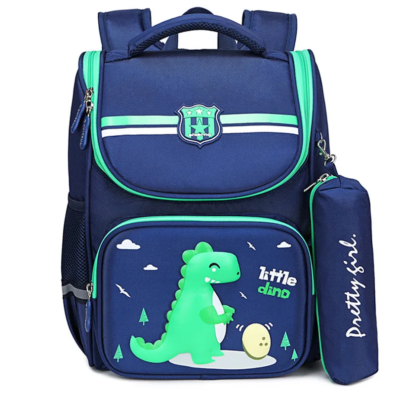 

New Style Cartoon CHILDREN'S Rucksack British Style Schoolbag for Elementary School Students Burden Relieving Large-Volume Backp
