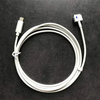 

New Replacement USB-C type To MagSaf*2 T tip cable Cord For Apple Macbook Retina Pro Air 45W 60W 85W Charger power adapter
