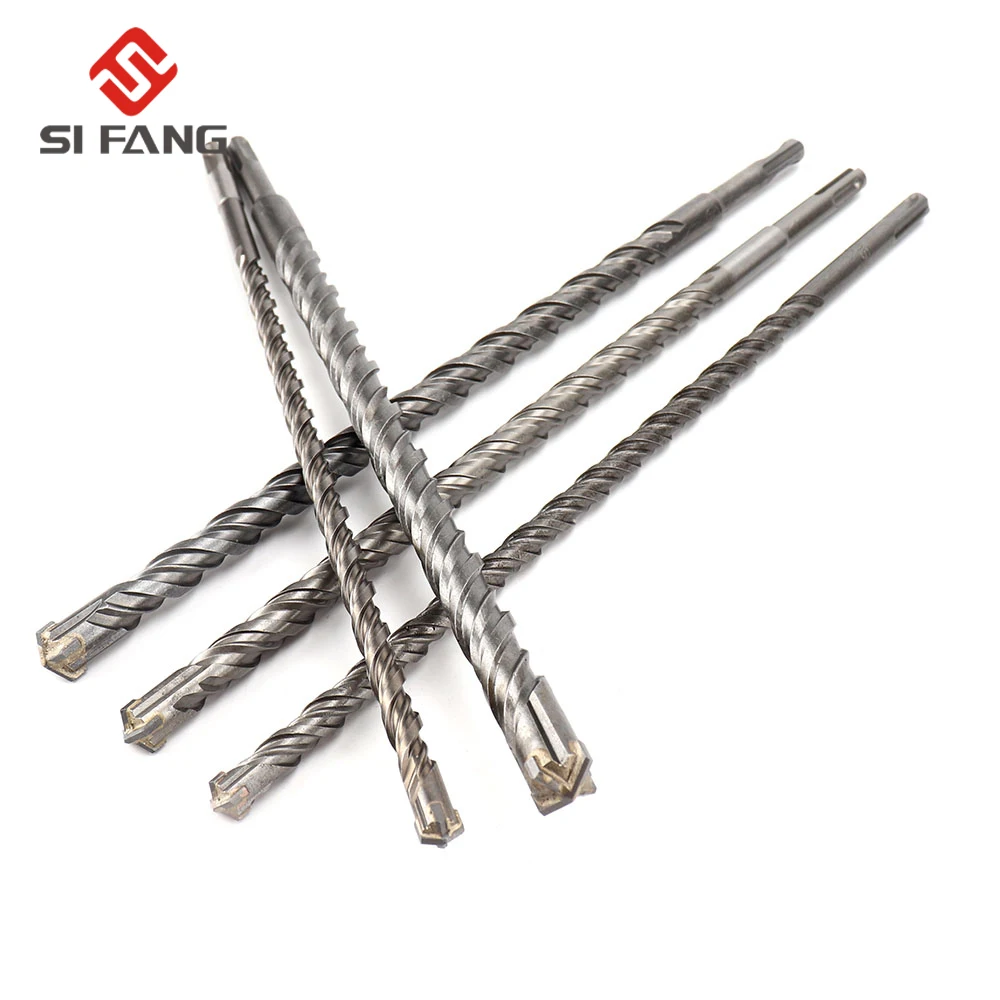 350mm Hammer Drill Bits 10-25mm Cross Type Carbide Tipped Bit SDS Plus for  Masonry Concrete Rock Stone 1Pc