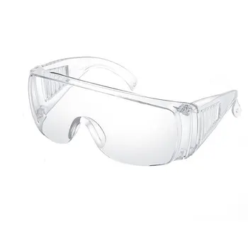 

PC-Safety Glasses Eye Protection Anti-Dust&Shock Goggles Transparent Eyepiece Chemical Glasses Proteccion 1 Pair