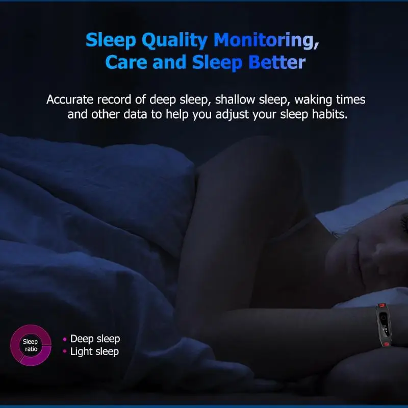 Huawei Honor Band 4 Водонепроницаемый умный Браслет монитор сна спортивный фитнес-трекер версия для бега браслет для Android IOS