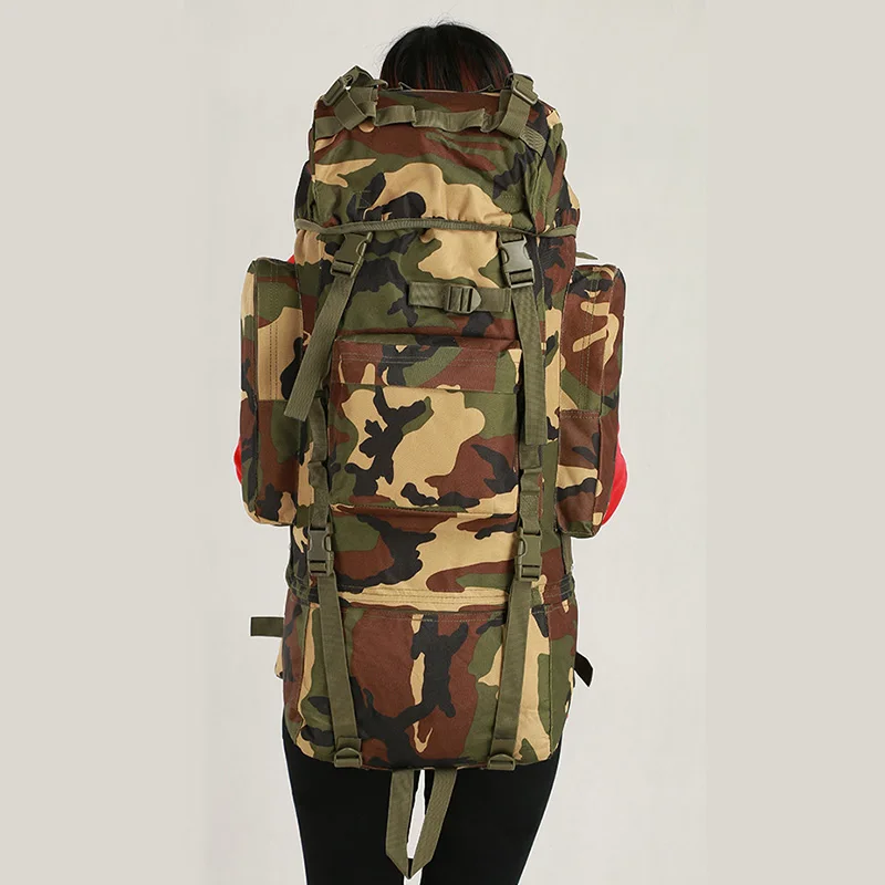 ABZB-65L Large Capacity Mountain Rucksack Climbing Bag Waterproof Camouflage Molle Backpack For Travel Hiking Camping Fishing