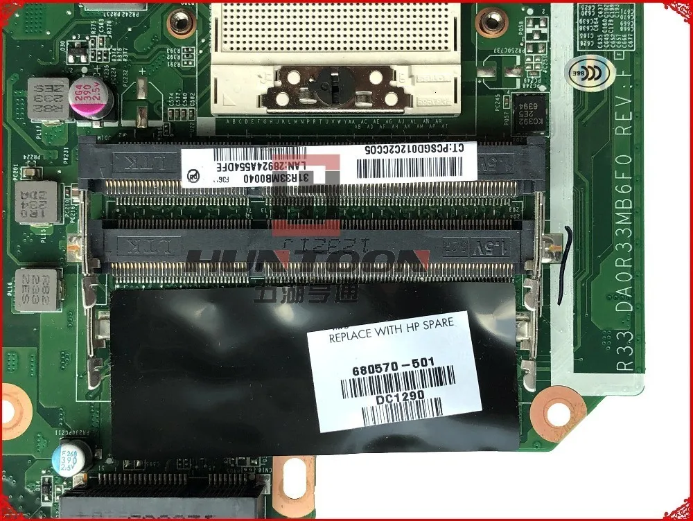 ; высокое качество; для hp павильон G6-2000 G4-2000 материнская плата 680570-501 DA0R33MB6F1 HM76 PGA989 DDR3 7670 м 2 ГБ тестирование