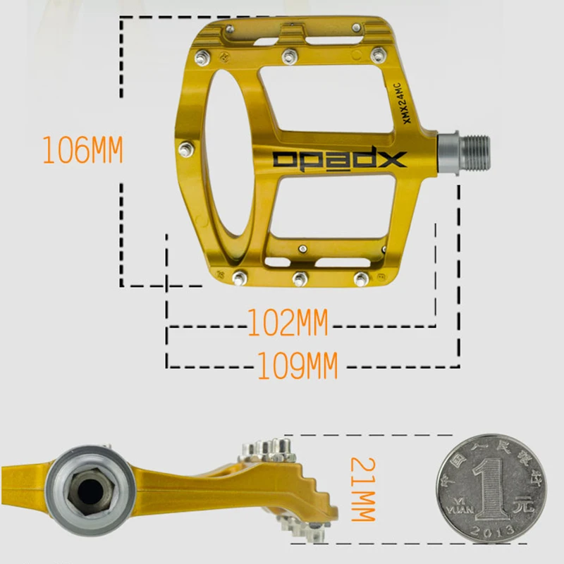 Wellgo XPEDO педаль горного велосипеда XMX24 MC Сверхлегкий Магний mtb дорожный велосипед педали