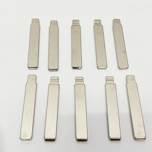 Keychannel 10PCS ใบมีด156 # KD Blade Kia Flip Blank สำหรับ Kia K5 SY5JFRGE04เปลี่ยนรีโมทสำหรับ Hyundai Verna 5