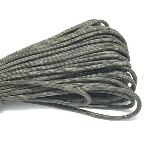 Olive Green 9,1 м 30ft 550lb парашютный шнур с 7 ключевого веревка 4 мм диаметр для кемпинга Пеший Туризм на открытом воздухе дома вязаный сплошной цвет - Цвет: Olive Green