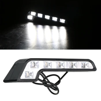 

12V Car Auto Fog Light Driving Lamp Daytime Running Lights Car Styling 2PCS Universal 6 LED