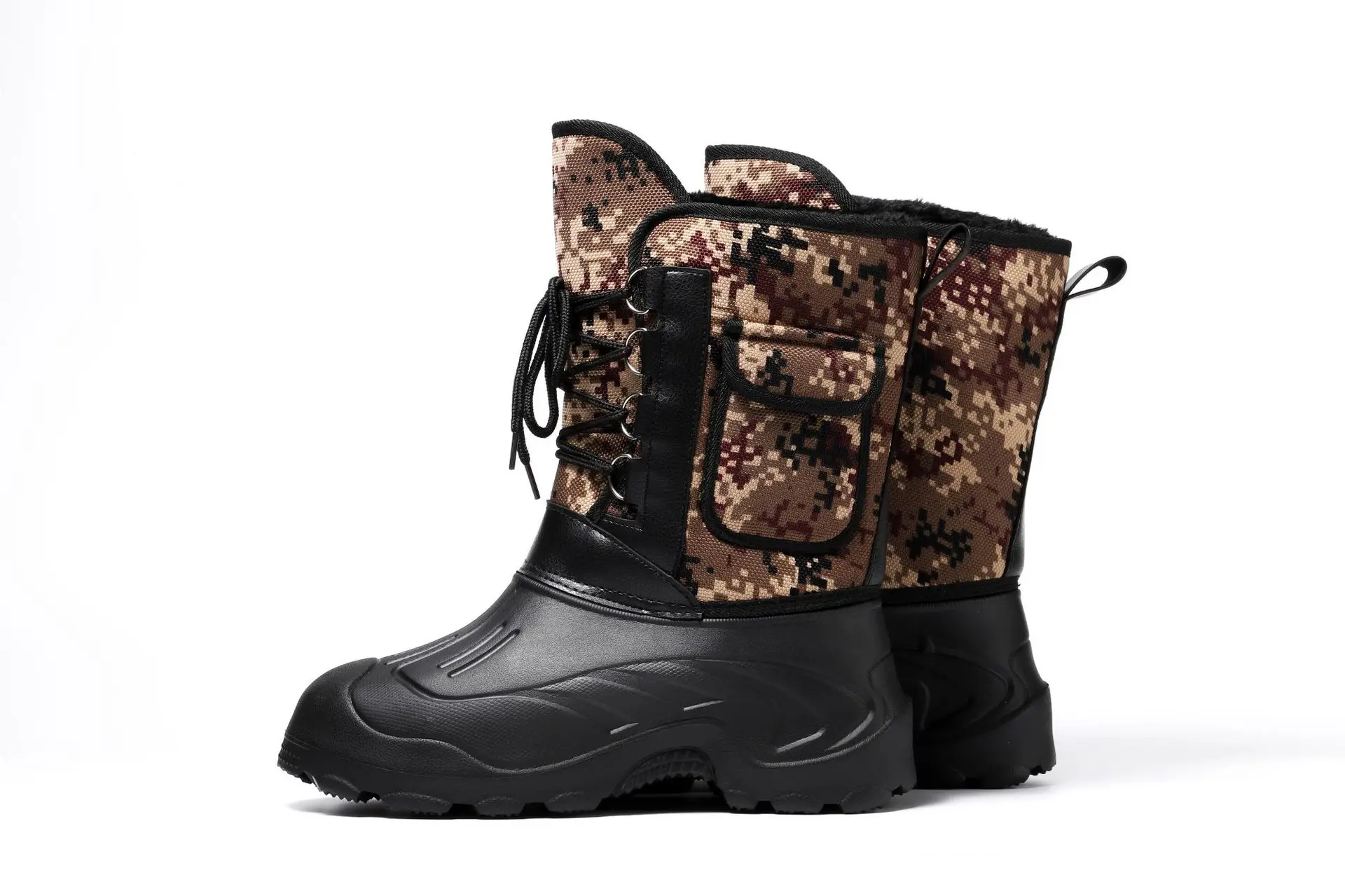 Ботинки в байкерском стиле; теплые мужские ботинки с флисовой подкладкой; сезон осень-зима; мотоциклетные ботинки; теплые ботинки для верховой езды; Байкерская обувь; теплая обувь с Плюшевым Мехом