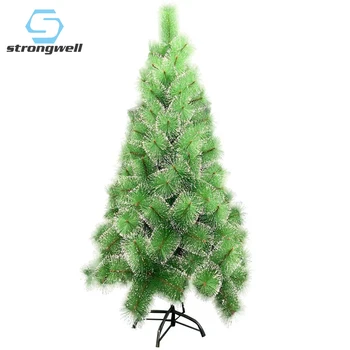 

Strongwell Snowflake Pine Needles Christmas Tree Festival Party Decoration Furnishings Green Santa Tree X-max Decoration Crafts