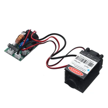 

450nm 2500mW High Power Focusing Blue Laser Module TTL 12V DIY CNC Cutting Laser Engraver Accessories 2.5W + Goggles