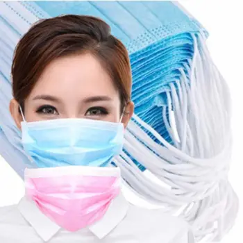 

10pcs 3-Ply Earloop Face Mouth Masks Dental Nail Health Disposable Mask