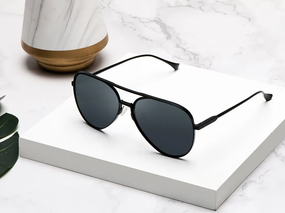 Original Xiaomi Mijia Polarized Sunglasses Classic SquarePilot Sunglass lens self-repair slight scratch Anti-UV for Man Woman (27)