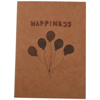 

12.5*9cm Old painting pretty nice laptops daily book for writing office school stationery supplies (Balloon)