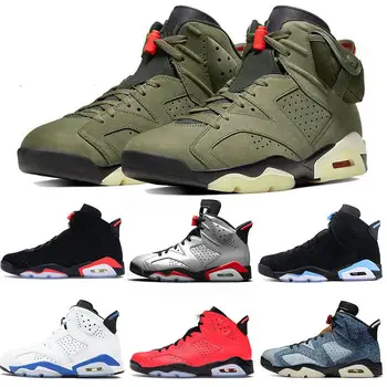 

Men Basketball Shoes Sneaker Retro 6 Travis Scotts Sports Shoes Mens Denim Tinker Oregon Mens Outdoor Sports Sneakes 7-13