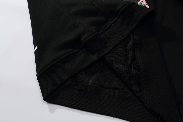 С принтом вампира 19ss Off-White OW для мужчин/женщин влюбленных Осень Зима Хлопок Мода Повседневная Свободная Толстовка с капюшоном куртка с капюшоном