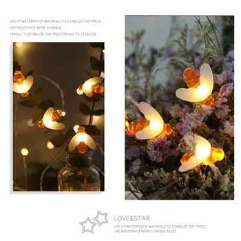 

Bee Light String Christmas Led New Year Spring Festival Flashing Lights