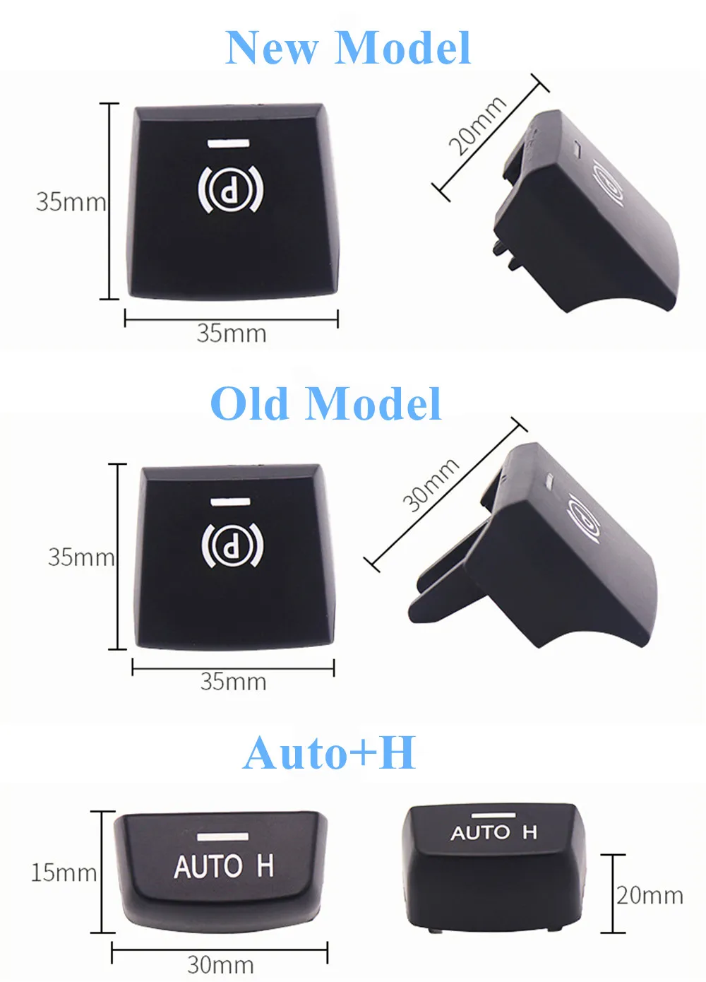 Car Parking Switch Electronic Handbrake P Button Assembly Replacement For F10 F07 F01 F02 F06 F12 F25 F26