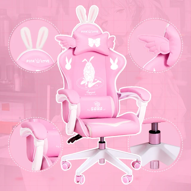 Kawaii Lolita Bunny Gaming Chair 3
