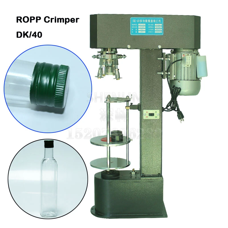 Ropp Cap Crimping Machine Wine Bottle Capping Machine Semiautomatic