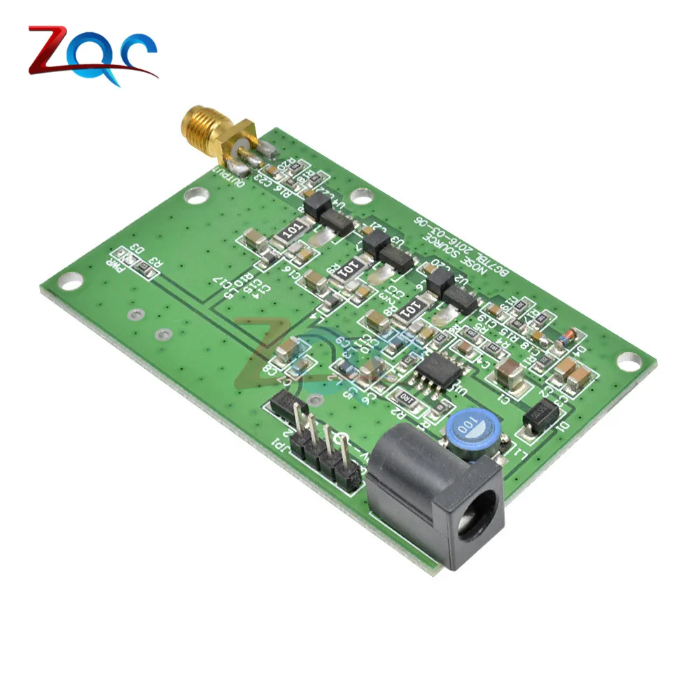 DC12V/0.3A Источник шума jam простой спектр внешний генератор отслеживания SMA источник случае DC12V/0.3A Отслеживающие генераторы сигналов