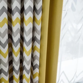 

Curtains for Living Room Yellow Stripped Byetee Customized Bedroom Curtains for Window Drapes Home Decor Cortinas