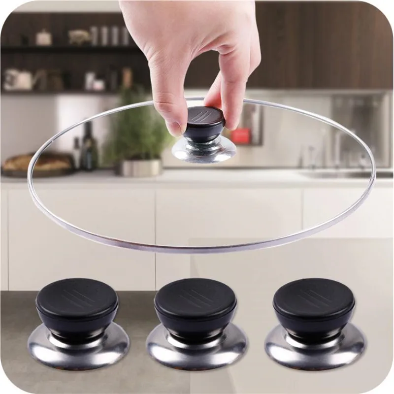 Universal Replacement Kitchen Cookware Pot Pan Lid Hand Grip Knob Handle Cover 1pcs Pan Lid Handle Kitchen Accessories