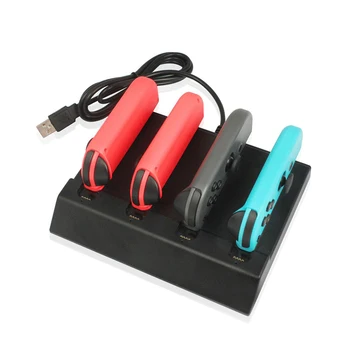 

New Gaming Host Charging Base 4 in1 Multifunctional Charging Dock Station Charger Stand for Nintendo Switch Joy Con Controller