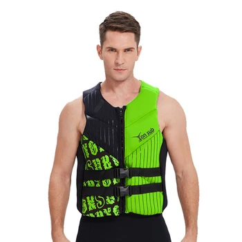 

2019 Life Vest Professional Life Jacket Surfing Vest Motor Boat Vest Neoprene Super Elastic Buoyancy Protective Vest
