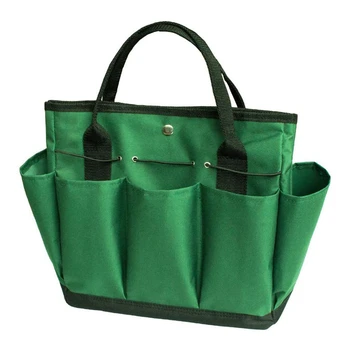 

Garden Tools Storage Bag with Pockets Garden Tote Canvas Gardening Gifts for Women Accessories Tote Lawn Yard Bag