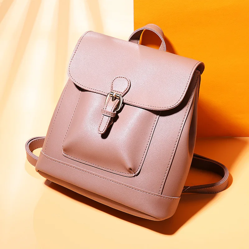 

2019 New Style Fashion Backpack Women's Backpack Korean-style Versatile Street Fashion Simple Casual Travel School Bag